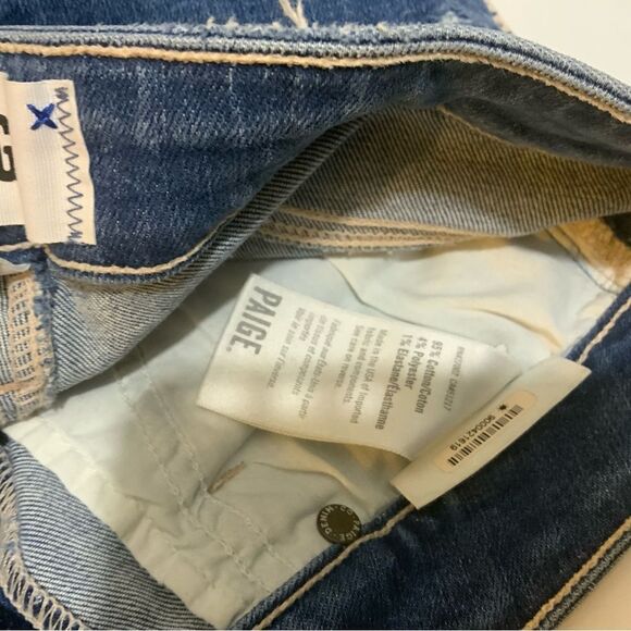 PAIGE High Rise Laurel Canyon Flare Jeans size 27 - Picture 7 of 8